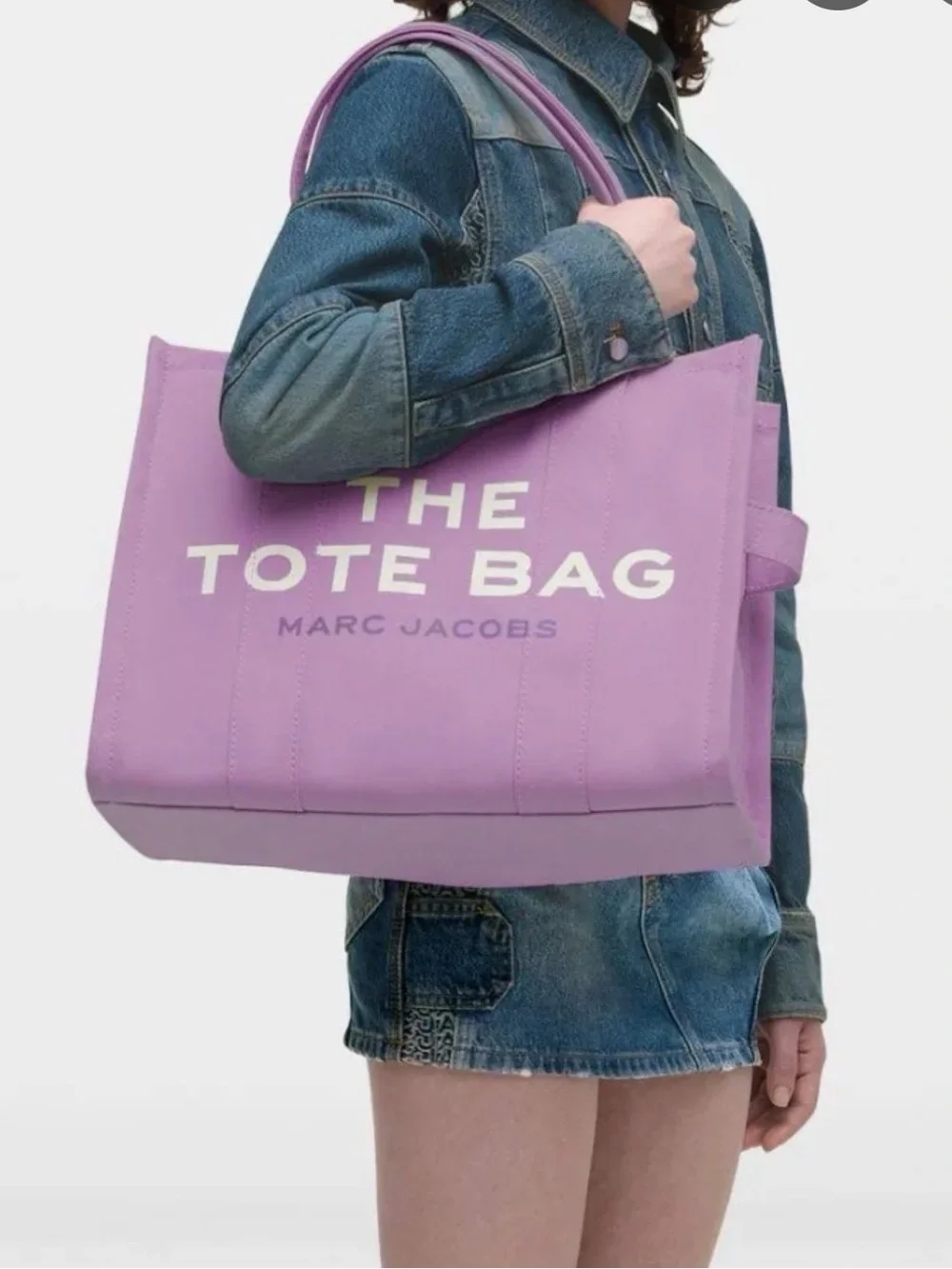 NWT Marc Jacobs The Canvas Large Tote Bag Wisteria Purple